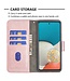Binfen Color Goud Krokodillen Bookcase Hoesje voor de Samsung Galaxy A53