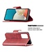 Rood Design Bookcase Hoesje voor de Samsung Galaxy A53