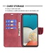 Rood Design Bookcase Hoesje voor de Samsung Galaxy A53