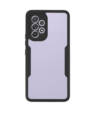 Zwart 2-in-1 Hybride Hoesje met Screen Protector Samsung Galaxy A53