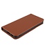 Bruin Skin Touch Bookcase Hoesje met pasjeshouder voor de Samsung Galaxy A53