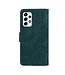 Groen Faux Leder Bookcase Hoesje voor de Samsung Galaxy A53