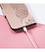 Rosegoud Vlinder Bookcase Hoesje voor de Samsung Galaxy A53