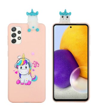 3D Unicorn TPU Hoesje Samsung Galaxy A53