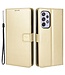 Goud Stijlvol Bookcase Hoesje voor de Samsung Galaxy A53