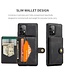 Jeehood Zwart 2-in-1 Wallet Hoesje voor de Samsung Galaxy A53