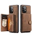 Jeehood Bruin 2-in-1 Wallet Hoesje voor de Samsung Galaxy A53