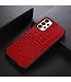Rood Krokodillen Hybride Hoesje voor de Samsung Galaxy A53