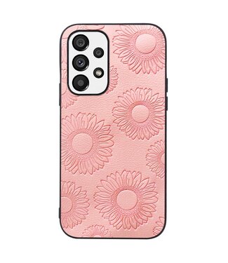 Roze Bloem Hybride Hoesje Samsung Galaxy A53