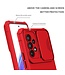 Rood Hardcase Hoesje met Slide Camera Lens voor de Samsung Galaxy A53