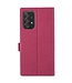 Vili DMX Roze Stoffen Bookcase Hoesje voor de Samsung Galaxy A53