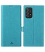 Vili DMX Blauw Stoffen Bookcase Hoesje voor de Samsung Galaxy A53