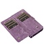Paars Rits Bookcase Hoesje voor de Samsung Galaxy A53