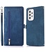 Blauw Rits Bookcase Hoesje voor de Samsung Galaxy A53