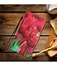 Rode Tulpen Bookcase Hoesje voor de Samsung Galaxy A53