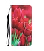 Rode Tulpen Bookcase Hoesje voor de Samsung Galaxy A53