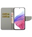Don't Touch My Phone Bookcase Hoesje met Polsbandje voor de Samsung Galaxy A53