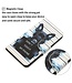 Don't Touch My Phone Bookcase Hoesje met Polsbandje voor de Samsung Galaxy A53