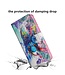 Kleurrijke Uil Bookcase Hoesje voor de Samsung Galaxy A9