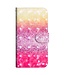 Glitter Design Bookcase Hoesje voor de Samsung Galaxy S10