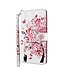 Roze Boom Bookcase Hoesje voor de Samsung Galaxy S21 Ultra