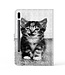 Kitten Bookcase Hoesje voor de Samsung Galaxy Tab S7