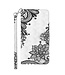 Bloemen Bookcase Hoesje voor de Samsung Galaxy A32 5G / M32 5G