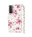 Bloemen Bookcase Hoesje voor de Samsung Galaxy S21