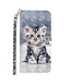 Kitten Bookcase Hoesje voor de Samsung Galaxy S21