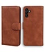 Bruin Retro Bookcase Hoesje voor de Samsung Galaxy A13 (5G) / A04s