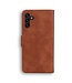 Bruin Retro Bookcase Hoesje voor de Samsung Galaxy A13 (5G) / A04s