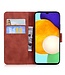 Bruin Retro Bookcase Hoesje voor de Samsung Galaxy A13 (5G) / A04s