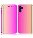 Roze Spiegel Bookcase Hoesje voor de Samsung Galaxy A13 (5G) / A04s