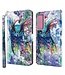 Kleurrijke Uil Bookcase Hoesje voor de Samsung Galaxy S21 FE