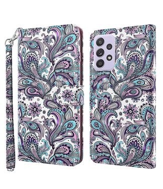 Bloemendesign Bookcase Hoesje Samsung Galaxy A52(s) (4G/5G)