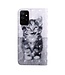 Kitten Bookcase Hoesje voor de Samsung Galaxy A32 (5G) / M32 (5G)