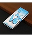 Blauwe Vlinder Bookcase Hoesje voor de Samsung Galaxy A02s / M02s