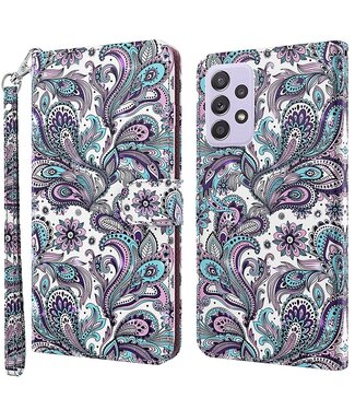 Bloemendesign Bookcase Hoesje Samsung Galaxy A13 (4G)