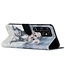 Kitten Bookcase Hoesje voor de Samsung Galaxy S22 Ultra