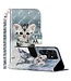 Kitten Bookcase Hoesje voor de Samsung Galaxy S22 Ultra