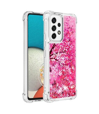 Roze Glitters TPU Hoesje Samsung Galaxy A53