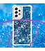 Blauw Glitter TPU Hoesje met Koord voor de Samsung Galaxy A53