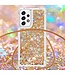 Goud Glitter TPU Hoesje met Koord voor de Samsung Galaxy A53