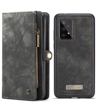 Zwart 2-in-1 Bookcase Hoesje Samsung Galaxy A53