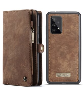 Bruin 2-in-1 Bookcase Hoesje Samsung Galaxy A53