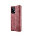 Rood Wallet Bookcase Hoesje voor de Samsung Galaxy A53