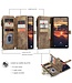 CaseMe Bruin Wallet Bookcase Hoesje voor de Samsung Galaxy A53