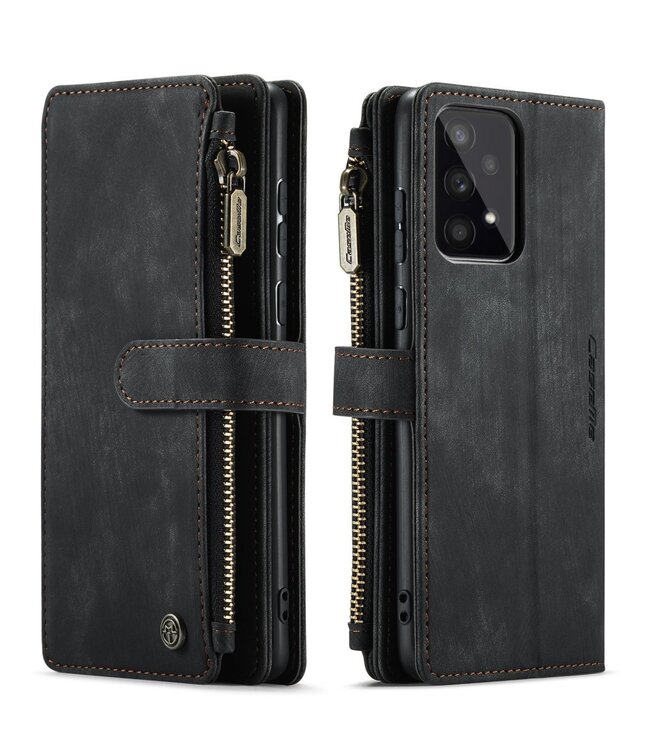 CaseMe Zwart Wallet Bookcase Hoesje voor de Samsung Galaxy A53