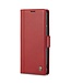 LC.IMEEKE Rood Glad Bookcase Hoesje voor de Samsung Galaxy A53