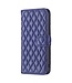 Binfen Color Blauw Ruiten Bookcase Hoesje voor de Samsung Galaxy A53
